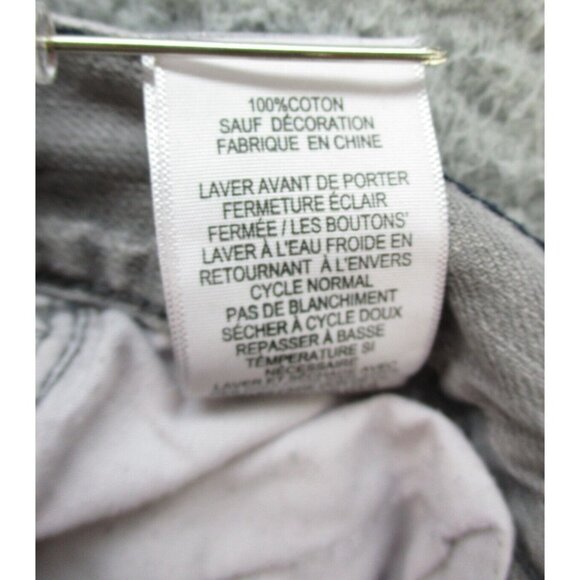 Levis 505 Jeans Boys Size 8 Regular Denim Youth Straight Gray Classic Pants - Picture 9 of 10